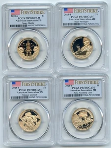 2025 S $1 American Innovation Dollar Set PCGS PR70DCAM First Strike - Picture 1 of 1