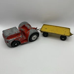 VTG Model Toys Cast Aluminum Clark Airport Tug + Trailer Doepke ROSSMOYNE OHIO - Picture 1 of 21