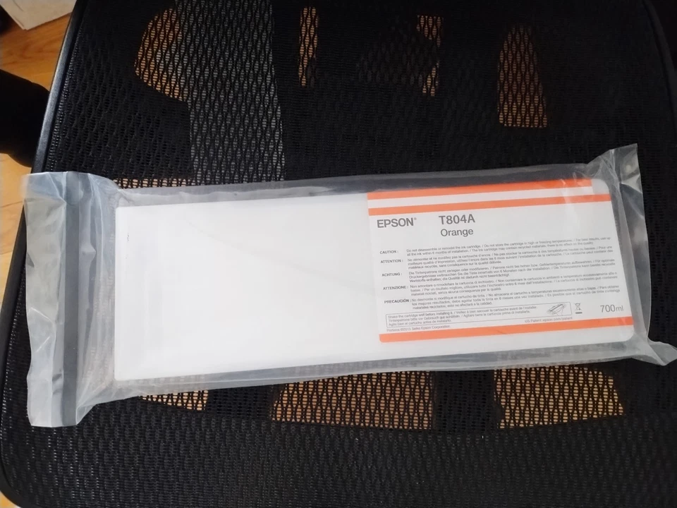 Epson T804A 2021 genuina tinta naranja surecolor sc-p9000 sc-p7000 sellada de fábrica Foto 1 de 1