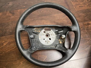 2001-2005 BMW E46 325i 325ci 330i Factory Leather Steering Wheel 4-Spoke OEM - Bild 1 von 8