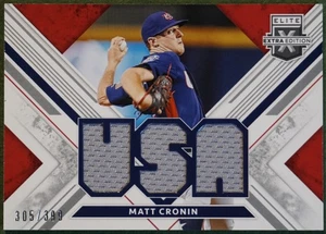 2019 Panini Elite Extra Edition #USA-MC Matt Cronin SN,MEM - Picture 1 of 2