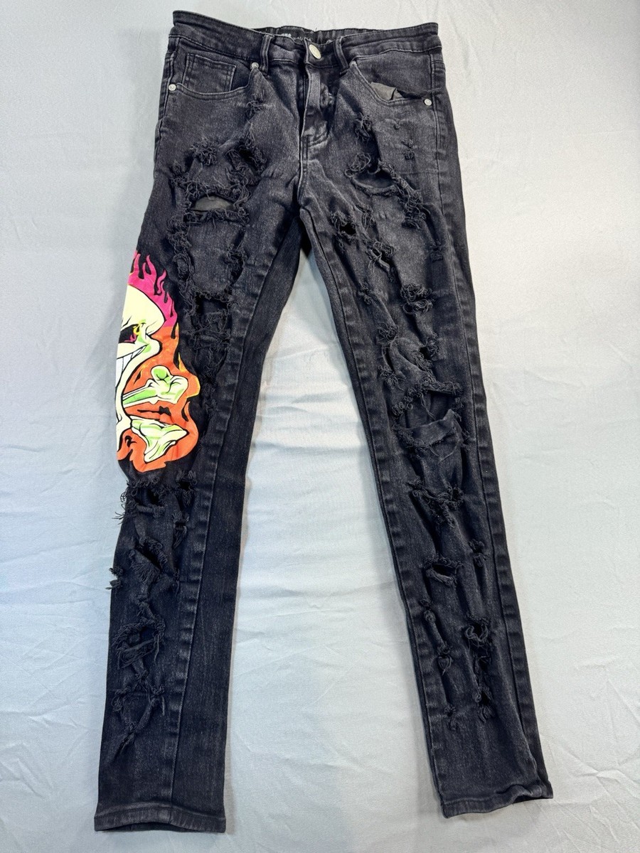 【SKULLDEOS】 Design denim pants TACTICAL PERFORMANCE: SKULL FROG OPERATOR DENIM (TACTICAL DENIM)