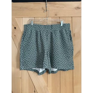 LulaRoe | NWT Taylor Pull On Shorts Green Polka Dot | Size XL (16-18) - Picture 1 of 7