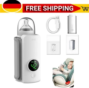 Tragbarer Baby Flaschenwärmer Babyflaschen Wärmer USB Akku Babykostwärmer - Bild 1 von 13