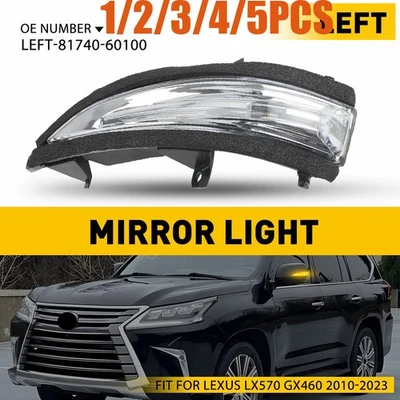 Luz intermitente espejo retrovisor lateral del conductor 1-5x para Lexus 2013-20 LX570 2010-2020 GX460 Foto 1 de 4