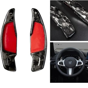 Carbon Fiber Steering Wheel Paddle Extension For 2018 5 Series G30 BP001 G38 - Imagen 1 de 8