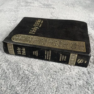 Vintage Holy Bible KJV 1976 Giant Print Red Letter Regency 883B King James Study - Picture 1 of 15