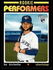 Topps Heritage 2020 #RP-2 Bo Bichette RC Rookie Performers - Imagen 1 de 2