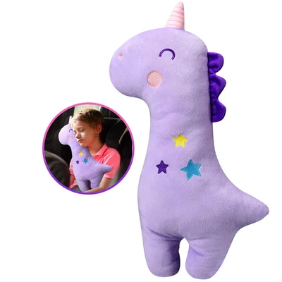 Unicorn Seat Belt Pillow Kids Cover, Vehicle Shoulder Pads, Car Seatbelt Cushion - Image 1 of 4