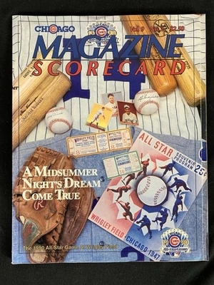 MLB Chicago Cubs 1990 Magazine Scorecard Vol. 9 No.2  - Image 1 of 4