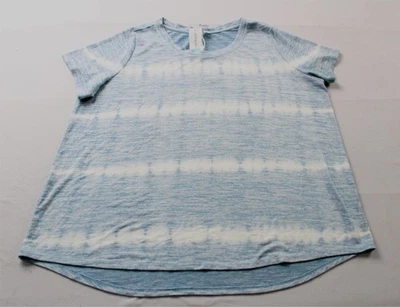 Market & Spruce Women's Plus Juuna Hi-Lo Knit Tee CN6 Light Blue Size 1X NWT - Image 1 of 3