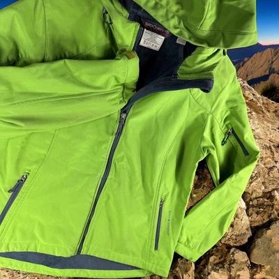 Black Diamond Jacket Women M Fleece Lined Softshell Hooded Hike Double *Blemish - Image 1 of 4