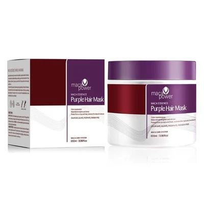  Karseell Purple Hair Mask 100ml Maca Essence Deep Nourish Brighten Hair - Image 1 of 4