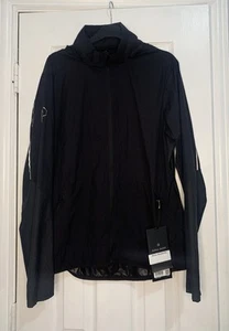 Lululemon Water Repellent Black Active Zip Jacket Hooded Women’s Sz M NWT READ - Picture 1 of 6