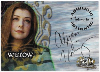 Buffy the Vampire Slayer Temporada 1 Mini-Maestro, A3 Hannigan Autógrafo y Carpeta Foto 1 de 4