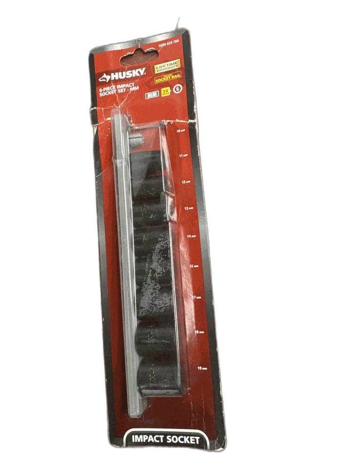 Husky 3/8" Drive Standard Metric 6-Point Impact Socket Set (9-Piece)MISSING 10MM - Image 1 of 1