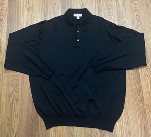 John W Nordstrom Sweater Mens XL Merino Wool Made Italy Pullover Dressy - Picture 1 of 10
