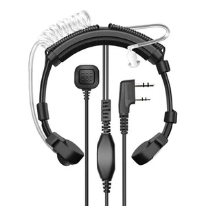 Walkie-Talkie-Headset, Ausziehbar, Verstellbar, Kehlkopfsteuerung, Mikrofon9410 - Afbeelding 1 van 10