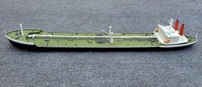 Vintage 1/1250 Ostrowski OS-71 Diala Metal Model Oil Tanker Ship - Image 1 of 4