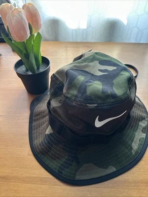 NIKE Dri-Fit APEX Boonie Camo Bucket Hat Size Medium Adult Unisex FB5622-222 - Image 1 of 4