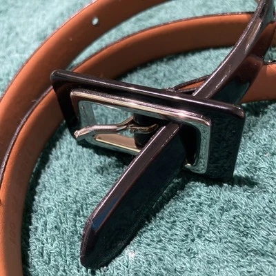 Ralph Lauren Black Patent Leather Belt - Image 1 of 4