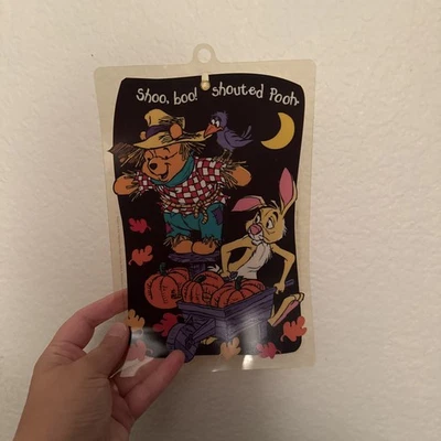 Винтажный Хэллоуин Винни-Пух присоска окно зажимы комплект из 3 бумаги Magic - Изображение 1 из 4
