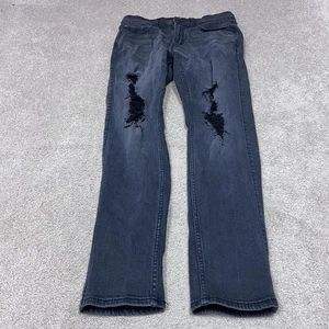 Hollister Skinny Jeans Herren schwarz distressed Taschen Größe 29x30 - Bild 1 von 12