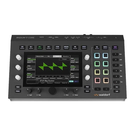 Waldorf - Iridium Core Polyphonic Desktop Synthesizer with 12 Voices Polyphony