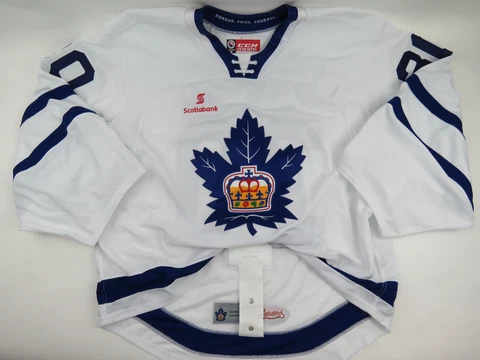 CCM QuickLite Toronto Marlies Game Issued AHL Pro Stock Hockey Jersey 58 GOALIE Cover