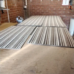Carpets For Caravans Motorhomes Camper Vans Etc, Mats And Runners, 5 Piece Set, - Picture 1 of 7