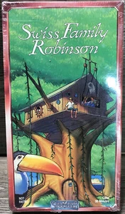 NEW! Swiss Family Robinson RARE VHS 1989 Starmaker Animated NEW & SEALED! - Picture 1 of 3
