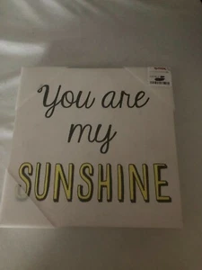 WALL PLAQUE "YOU ARE MY SUNSHINE" 10 X 10 COPPY LOUISE CAREY - Picture 1 of 5