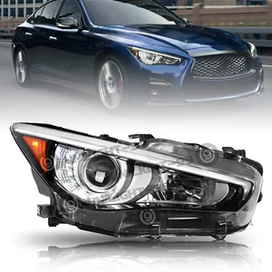 For 2014-2022 Infiniti Q50 LED DRL w/o AFS Right Passenger Headlight Headlamp  - Picture 1 of 8