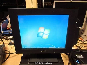 DIGIPOS 714A ELO Serial KBW Touchscreen Black 15 Inch Touch Monitor Win 7 + MSR - Photo 1/6