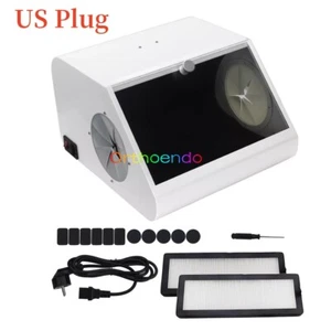 Dental Dust Collector Vacuum Extractor Box Dental Lab Dust Proof Box with LED US - Picture 1 of 19