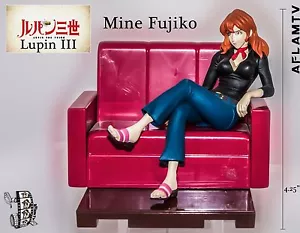 Lupin III The 36rd Third Family Figure set MINE FUJIKO Anime Banpresto sofa 2003 - Picture 1 of 10