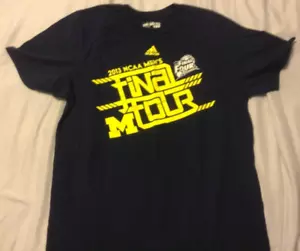 2013 NCAA Men's Final Four Atlanta Black T-Shirt Medium Adidas Basketball LQQ - Picture 1 of 1
