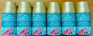 6 Glade Stay Cool Watermelon Automatic Spray Refill Air Freshener LIMITED ED. - Picture 1 of 2