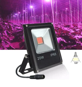 20W 380-840nm DC12V-24V Full Spectrum LED Plant grow Hydroponics Outdoor Lamp - Picture 1 of 11