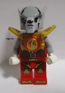Lego LOC089 Minifigurine Legends of Chima Worriz - Fire Chi du 70145 70147 - Imagen 1 de 1