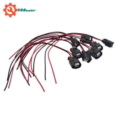 Комплект жгутов разъемов топливной форсунки 8 шт для Jeep Wrangler JK TJ Dodge 5183448AA - Изображение 1 из 4