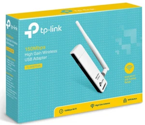 Penna USB + ANTENNA internet WiFi Wireless 2.4Ghz 150Mbps QSS Internet pc - Foto 1 di 2