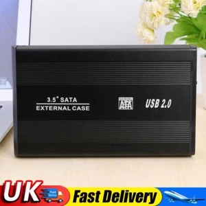 3,5 Zoll Aluminiumlegierung HDD Gehäuse SATA auf USB3.0 Adapter Externes HDD Gehäuse U - Bild 1 von 10