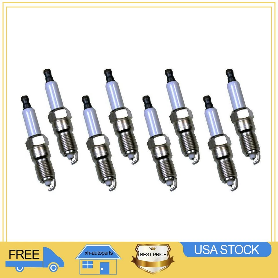 8pc Spark Plugs DENSO Fits Chevrolet Avalanche 2007 2008 2009 2010 2011 2012 XH - Image 1 of 2