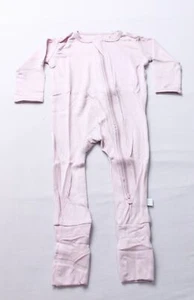 Dreamland Baby Baby Girl's Solid Pajama One Piece EJ3 Blush Size 6-9 Months NWT - Picture 1 of 3