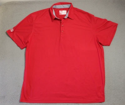 Chick-Fil-A Shirt Team Collared Polo Mens 2XL Red Made From Recycled Fabric - Image 1 of 4