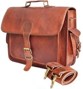 Aktentasche Umhängetasche Lehrertasche Schultasche Leder Tasche vintage spitze.. - Bild 1 von 6