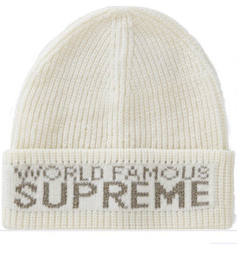 Bonnet Supreme World célèbre en couleur naturelle