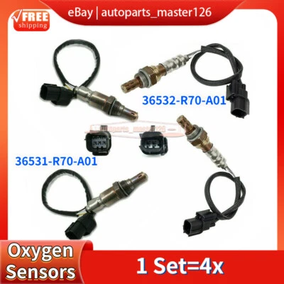 4PCS Oxygen O2 Sensor For Honda Pilot Ridgeline 3.5L 09-2011 Upstream&Downstream — 第 1/4 张图片
