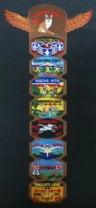 OA MERGED LOWANNE NIMAT 461 410 357 247 BSA LONG HOUSE 2010 JAMBOREE FLAP MINT!! - Picture 1 of 2